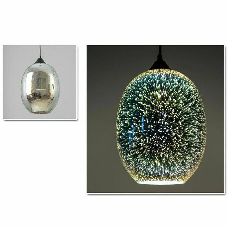 Светодиодный Подвеска &quotфейерверк&quot лампа потолочный светильник 3D Цвет Стекло