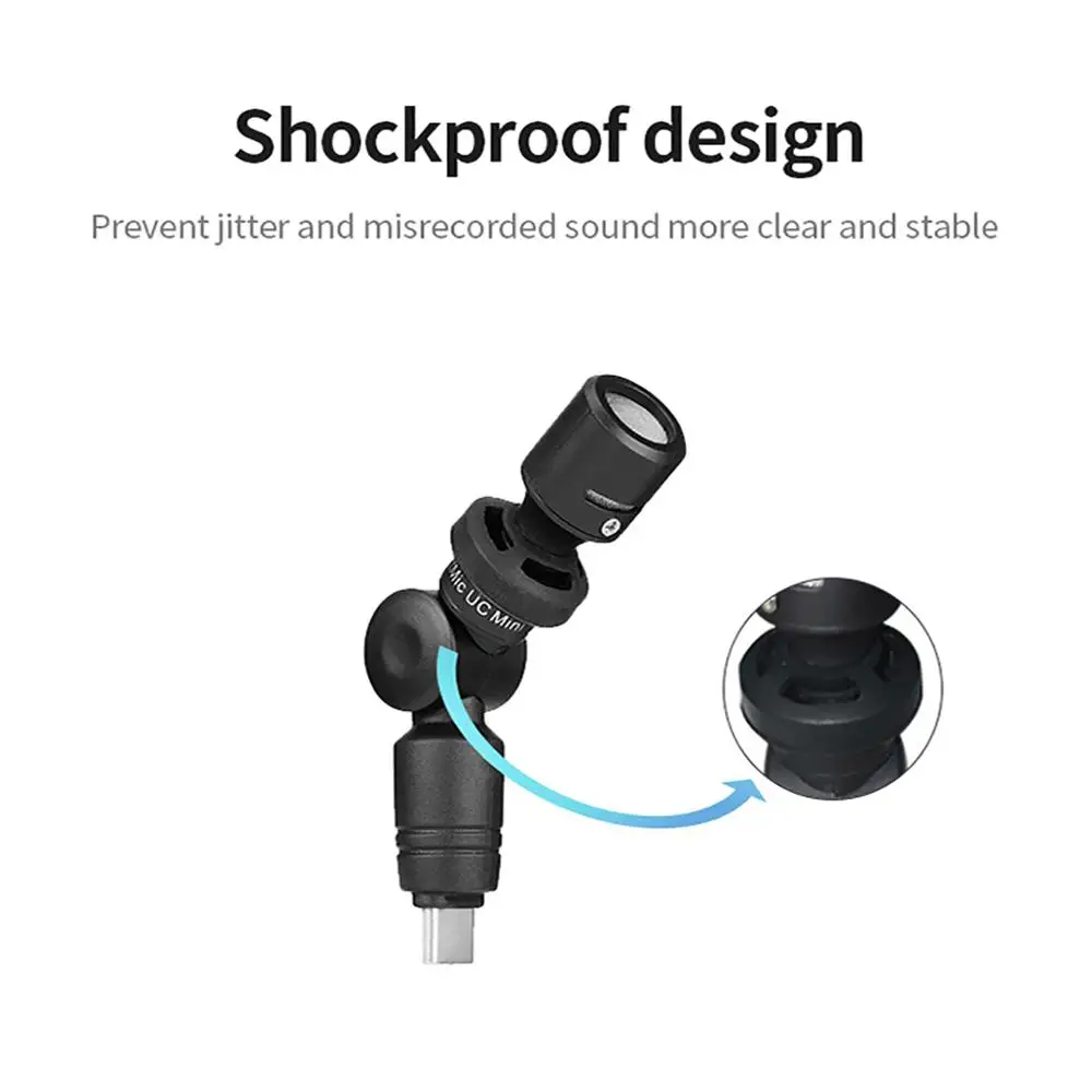 Смартфон Saramonic SmartMic с подсветкой типа C беспроводной микрофон для записи видео и