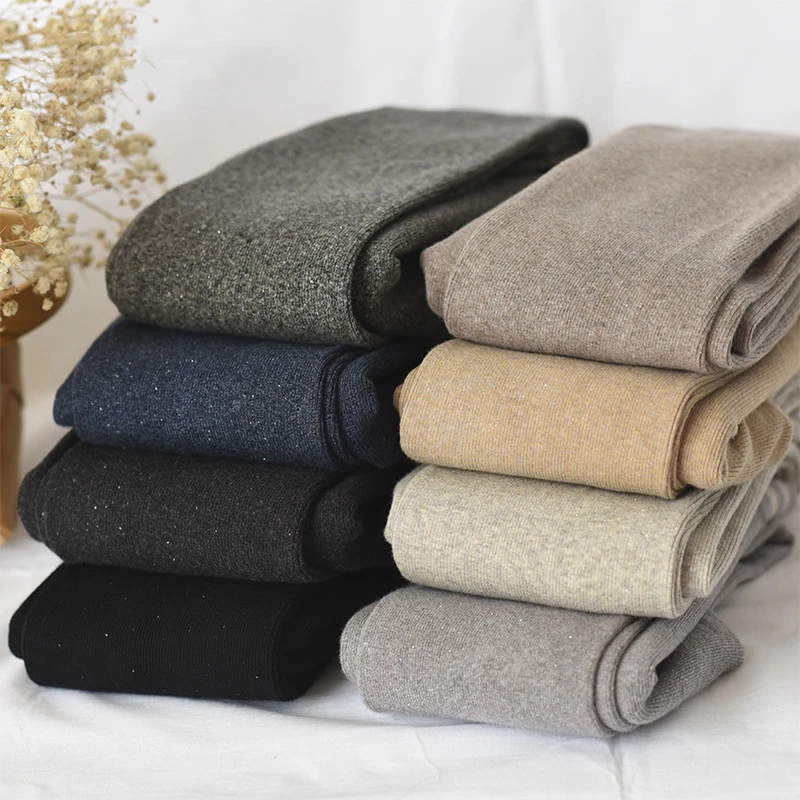 Шикарные кашемировые Женские Колготки хлопковые зимние плотные колготки