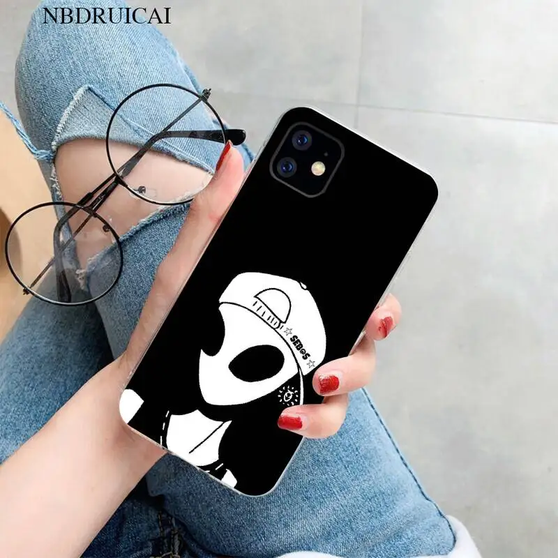 Милый чехол PENGHUWAN для телефона с инопланетянином НЛО iPhone 11 pro XS MAX 8 7 6 6S Plus X 5S SE XR |