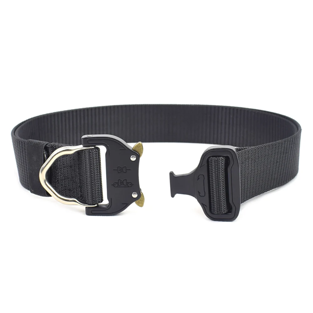 

Nylon Tactical Belt Military Army Police Combat Belts Men Outdoor Survival Hunting Accessories Training Metal Buckle Waist Belt