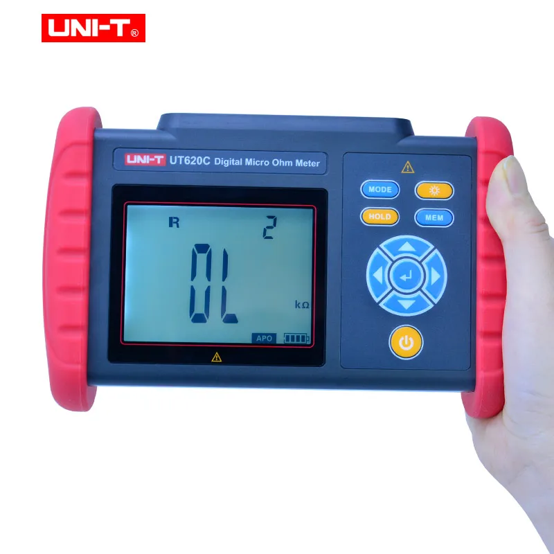 Цифровой Микро-Омметр UNI-T UT620C Измеритель постоянного тока низкого сопротивления
