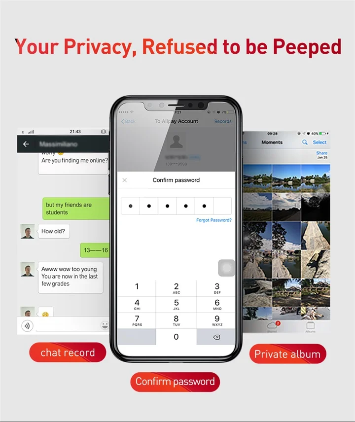 Baseus 0,23 мм Защита экрана для iPhone 11 Pro Max защита конфиденциальности полное покрытие закаленное стекло пленка для iPhone Xs Max Xr X