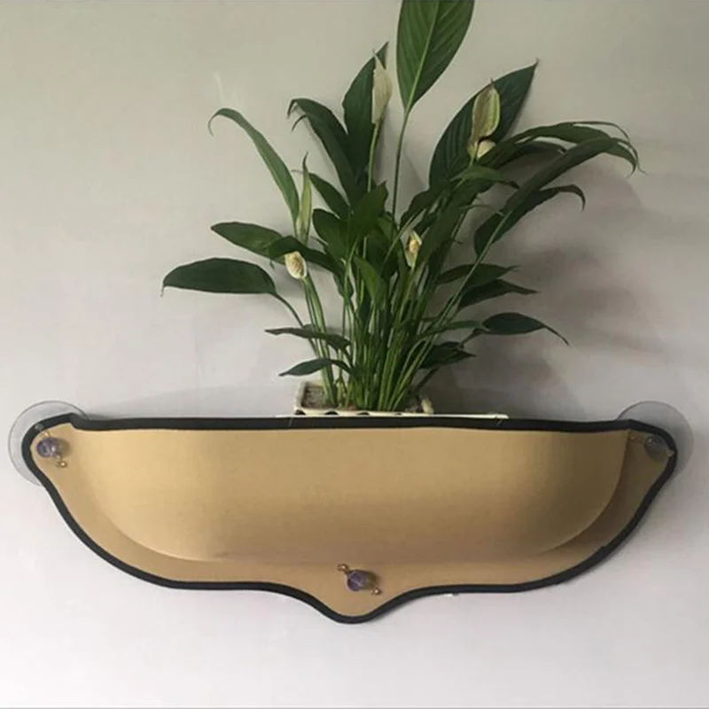 Лежанка гамак для домашних животных присоска удобная кошачья подстилка на