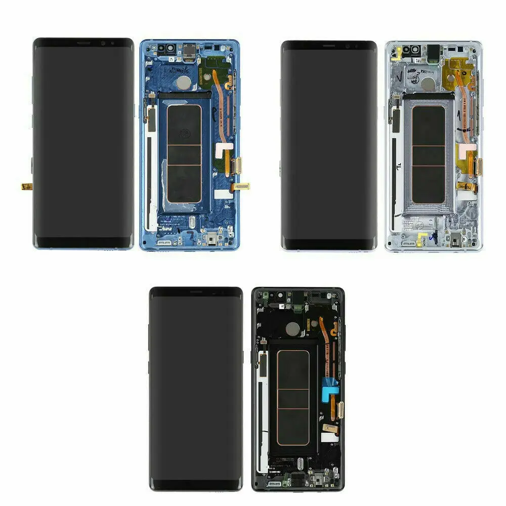 AMOLED дисплей с тенью для SAMSUNG Galaxy NOTE8 lcd N950 N950F дисплей сенсорный экран Запасные части+ рамка
