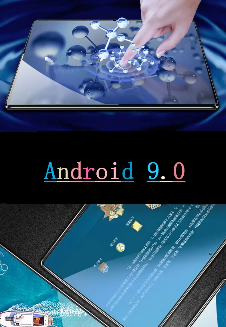 Дизайн, 10,1 дюймовый планшет, Android 9,0, 8 ядер, 4 Гб ОЗУ+ 64 Гб ПЗУ, двойная камера, 8 Мп, SIM планшет, ПК, Wifi, gps, 4G, Lte телефон