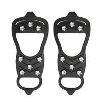 new anti slip shoe covers quality outdoor climbing antiskid crampons ice fishing gripper spike cleats shoe cover hot selling