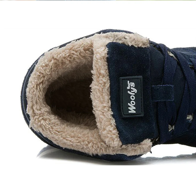 Кроссовки мужские зимние на толстом меху повседневная обувь для тенниса | Обувь