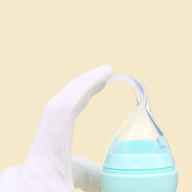 Силиконовая бутылка ложка для кормления ребенка 90 мл|Бутылки| |