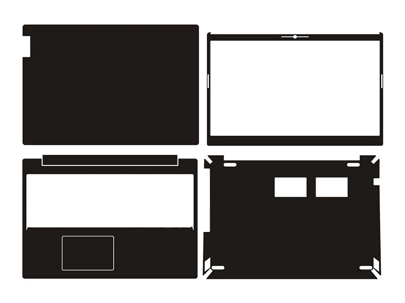 Наклейка для ноутбука наклейки кожи из углеродного волокна защитная крышка Lenovo