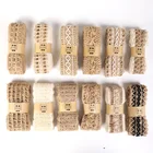 2 мс изображением питомцев, в винтажном стиле; Из натурального джута Мешковина мешковиной лента с простой фатиновый Свадебная вечеринка украшения рождественские поделки Крафтовая Подарочная тканевая лента для упаковки