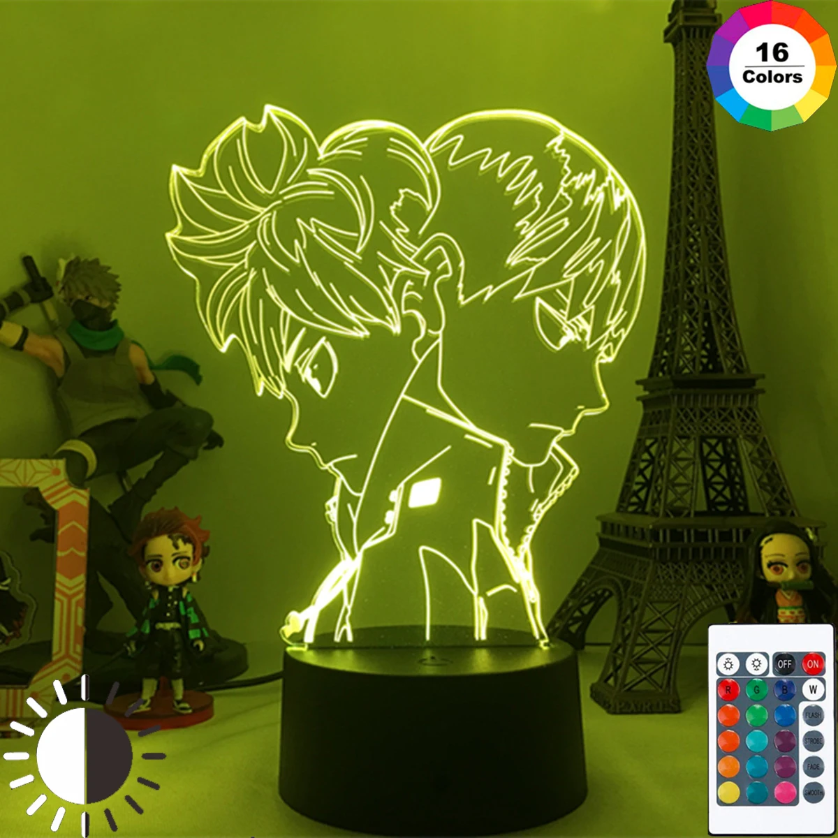 

3D ночной Светильник Haikyu Kageyama Tobio Hinata Shyouyou мультяшный изображение куклы игрушка модель статуя стерео голограмма светодиодный сенсорный Наст...