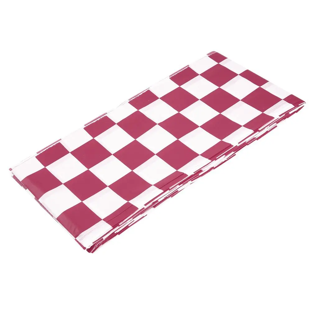 

Disposable Rectangular Plaid Tablecloth Cute Large Table Cover for Home Parties Outdoor Camping Picnics or Any Occasion