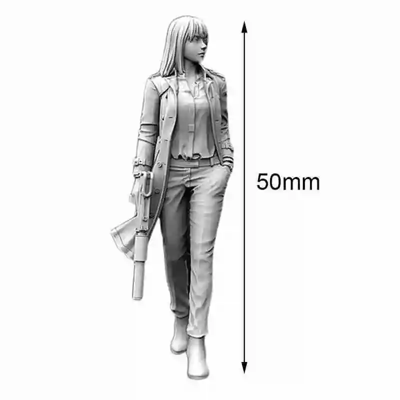 

YUFAN 1/35 Gunman Agent Aida A-115 Resin Soldier 5cm Resin Soldier Self-assembly Epoxy Resin Model Toy include Genuine Packaging