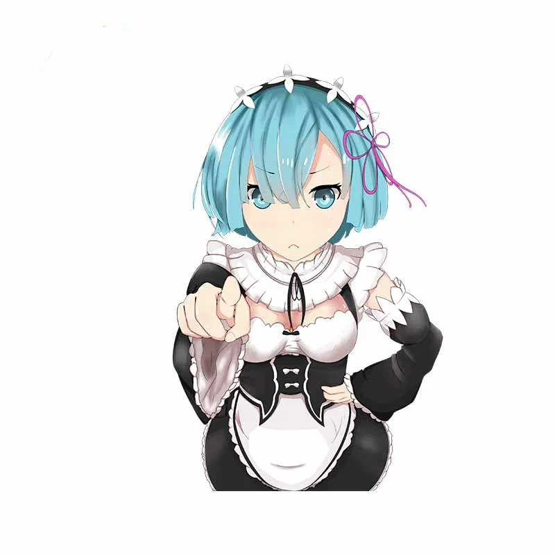 13 см x 8 4 наклейки для аниме девочка Виниловая пленка оклеивания автомобилей