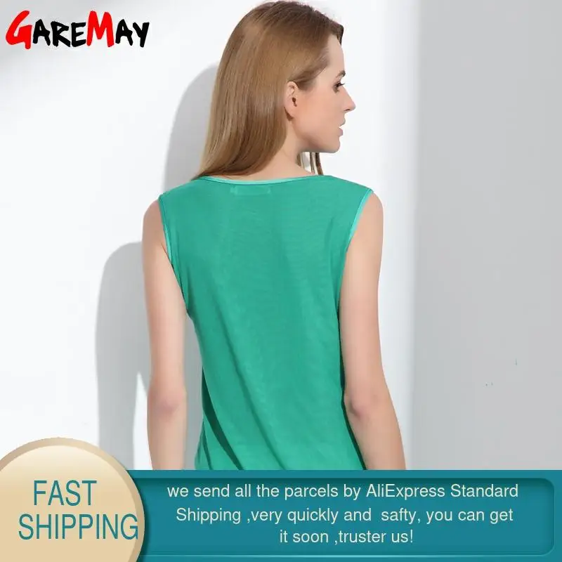 Женские летние шелковые майки дамские блузки сетчатая Милая однотонная