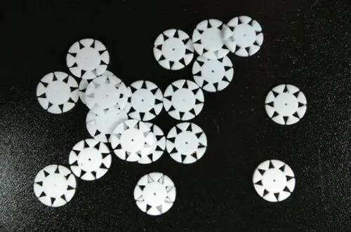

500pcs Dental Safety Memo Disc SMD For Endodontic Rotary Files 135℃ White Color