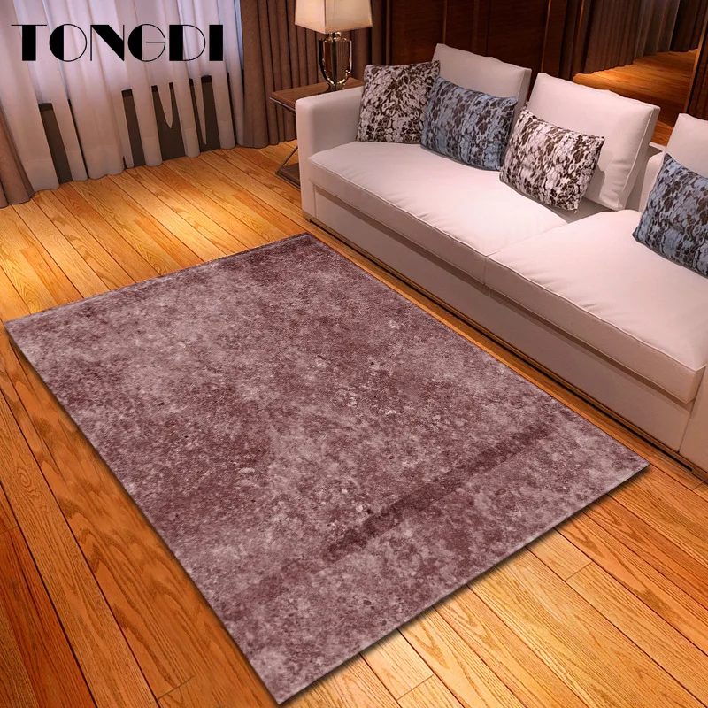 

TONGDI Modern Carpet Anti-skid Elegant Artistic 3D Steric Printing Mat Soft Rug Luxury Decor For Home Parlour LivingRoom Bedroom