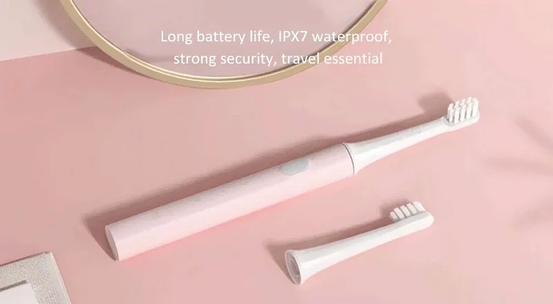 Xiaomi mijia T100 звуковая электрическая зубная щетка для взрослых Водонепроницаемая ультра звуковая автоматическая зубная щетка с подзарядкой от USB