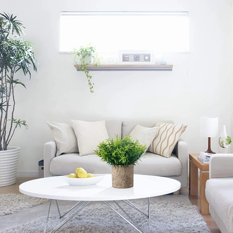 Набор из 4 мини горшечных искусственных растений искусственное растение