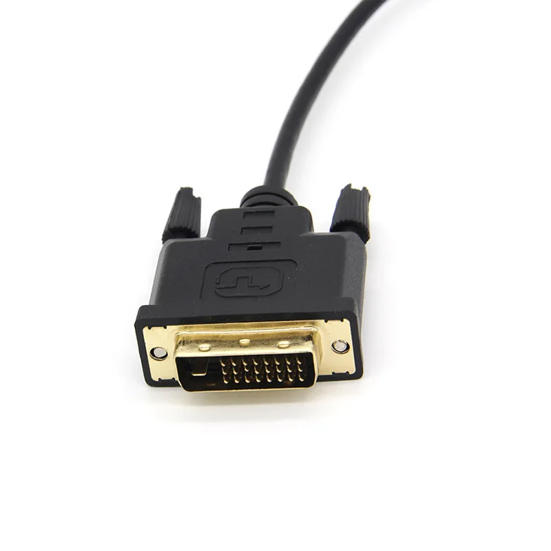 

Gold-plated Fine Copper wire Micro HDMI male to DVI DVI-D 24+1 male Cable adapter for tablet camera notebook 3ft/1m/1.8m