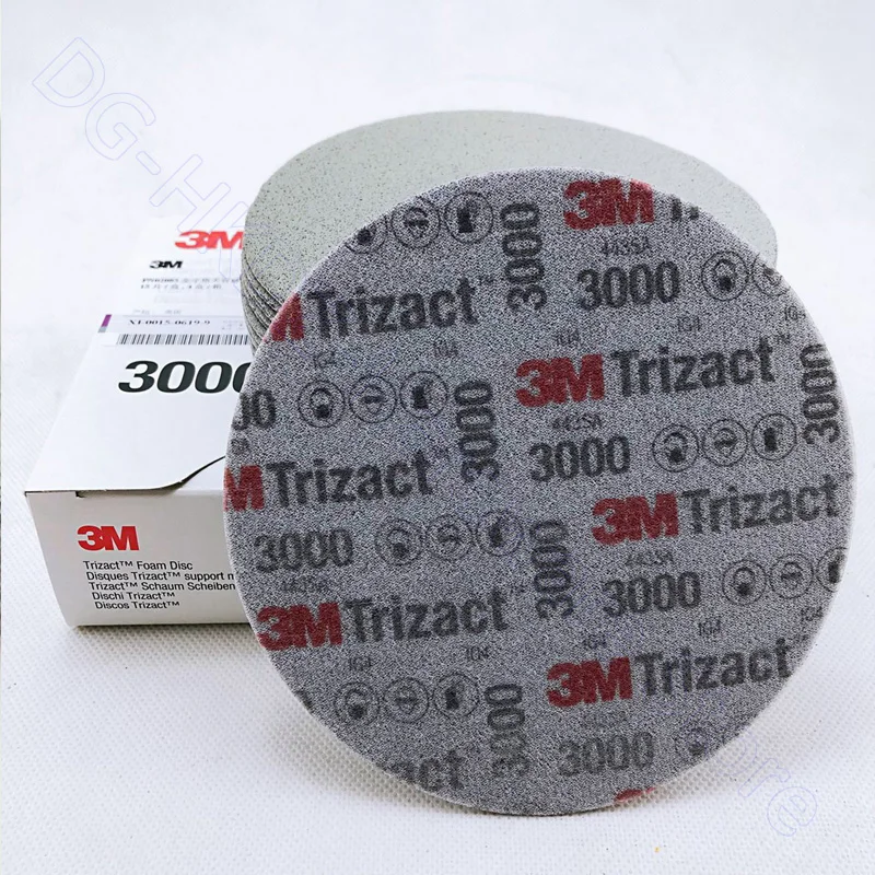 Поролоновый диск Trizact 3 м 02085 30662 флокирующая губка наждачная бумага 6-дюймовая