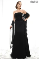 free shipping new design 2016 elegant dinner dress off the shoulder dress plus size vestidos formales long black evening dresses