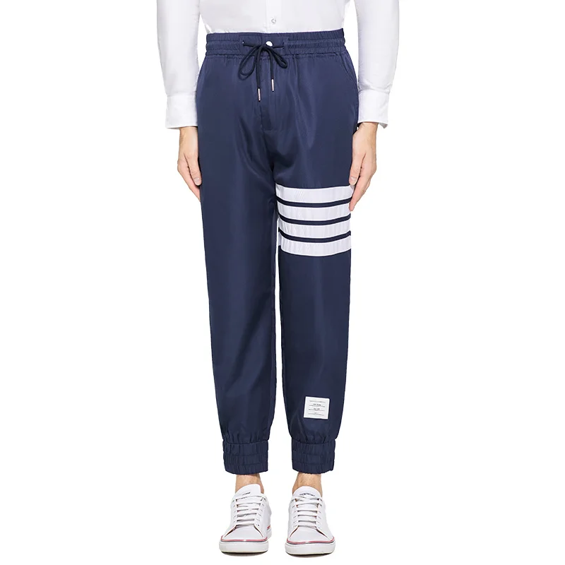

2023 THOM TB Fashion Brand Cargo Pants Men Loose Casual Sports Trousers Autumn Tracksuit Bottoms Jogger Track Waterproof Pants