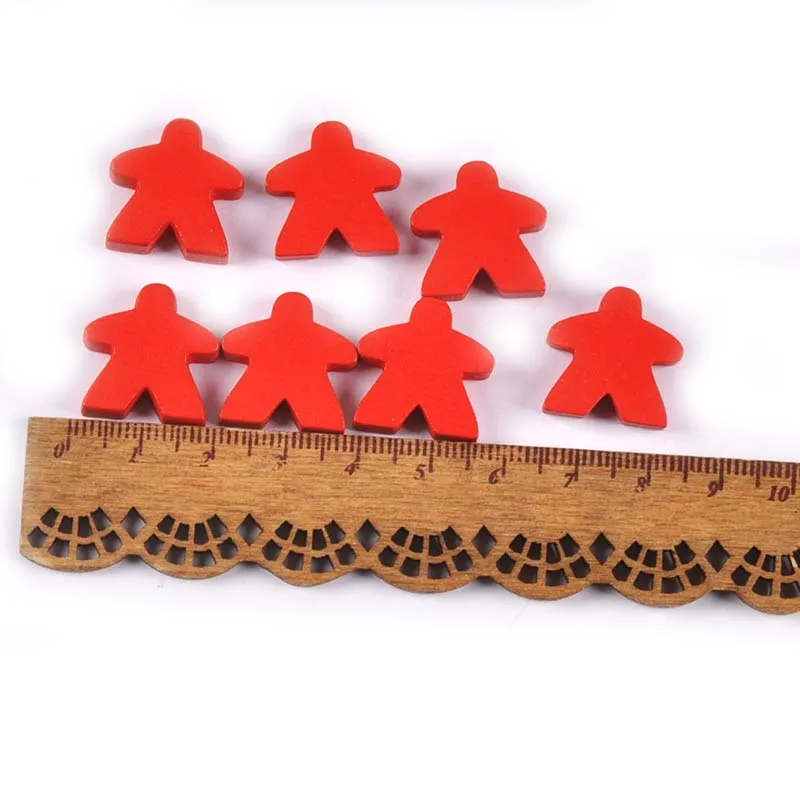 20 шт. синий/красный стоя людей/человека микс деревянных ремесло для украшения