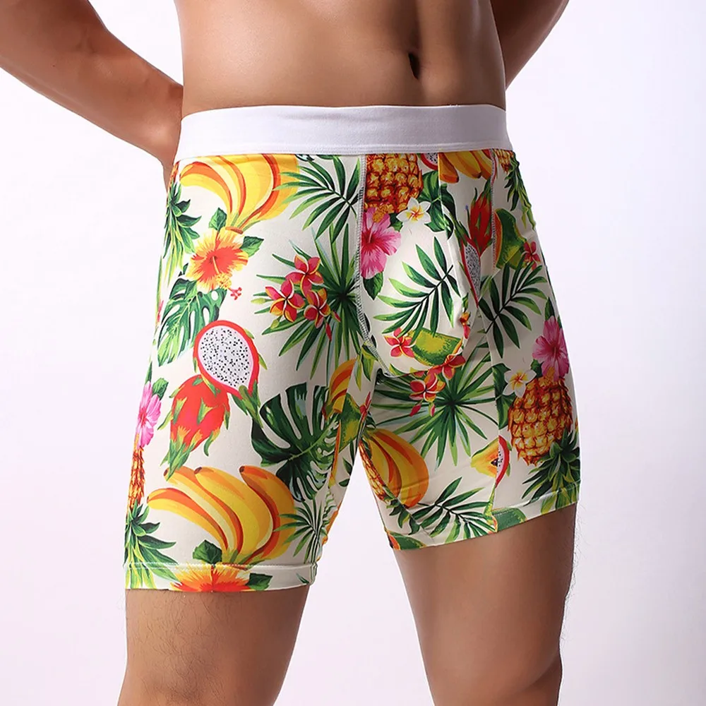 

Mens Boxer Shorts Printed Briefs Sports Underwear Male Men's Underpant Homme Breathable Cotton Sexy Male Panties Gay Shorts NEW