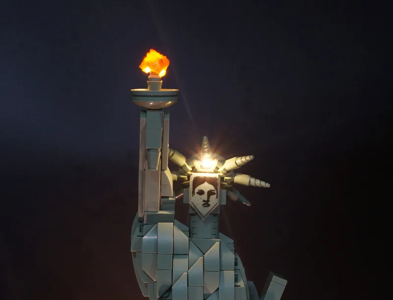 LED Light Set For 21042 Architecture Statue of Liberty Compatible With 17011 1202 Kit DIY Toys Building Blocks No Model | Игрушки и