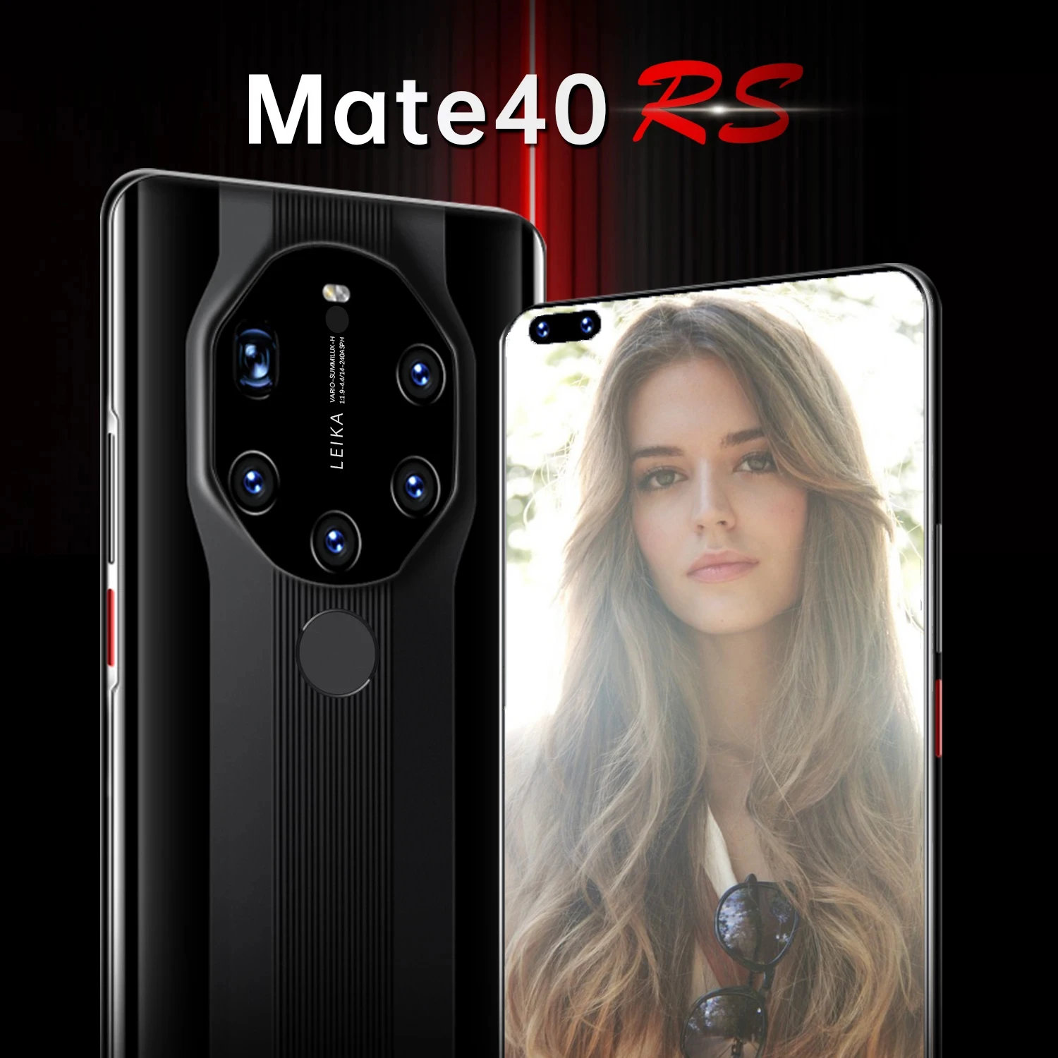

2021 New 5G Mate40 RS Global Version Smartphone 16GB 512GB Android 10 Face ID 7.3 Inch 6800mAh 24MP 50MP Camera Mobile Phone