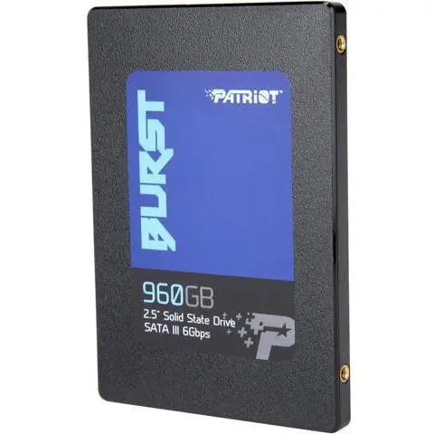 Твердотельный накопитель Patriot Burst PBU960GS25SSDR SSD 2.5&quot 960GB SATA III|Внутренние