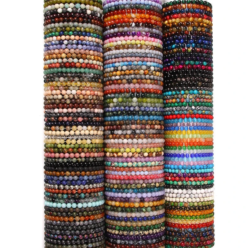 

Men Bracelets Natural 6 mm Labradorite Tiger Eye Stone Beads Bracelets Reiki Healing Prayer Jewelry Women Wrist Stretch Pulsera