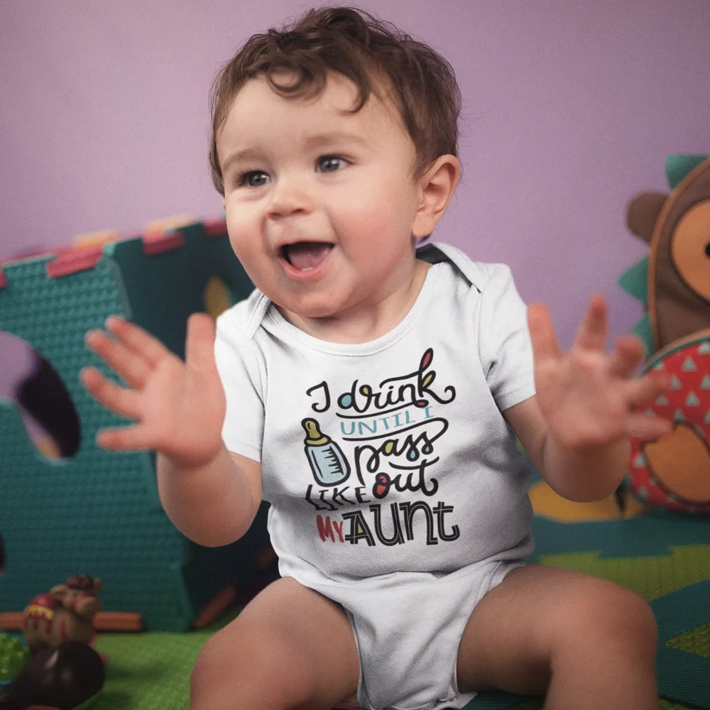 Комбинезоны для тети я пью пока не выйду как моя тетя детские комбинезоны