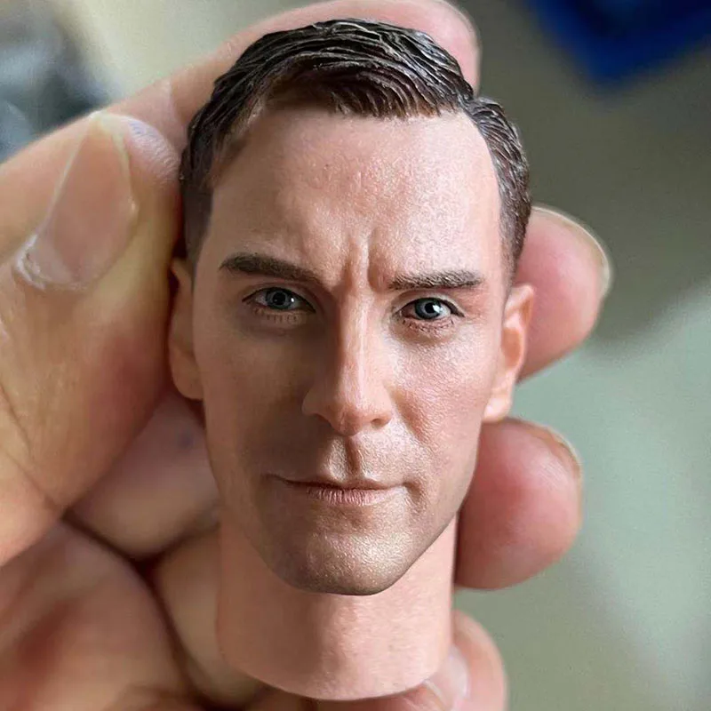 

1/6 WWII Estonian Division Radio Head Sculpt PVC Male Soldier Head Carving Model Fit 12'' Action Figure Body Dolls