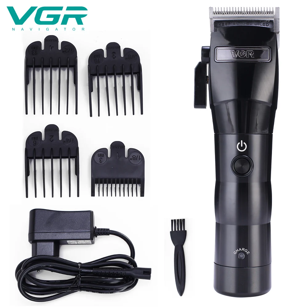 VGR мощный профессиональный триммер для волос электрический бороды мужчин