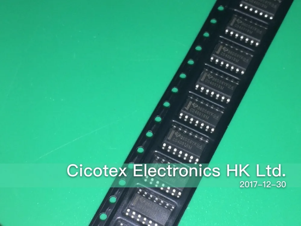 20 шт./лот CD4001BM лапками углублением SOP-14 IC GATE или 4CH 2-INP 14-SOIC CD4001BM96