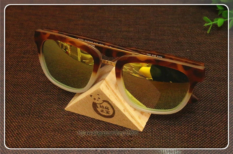 Деревянная витрина для очков ручной работы держатель ювелирных изделий