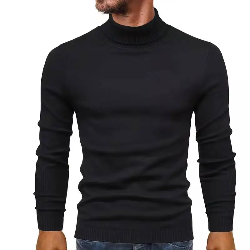 Autumn Winter New Solid Color Thick Warm Sweater Men Turtleneck Brand Man Sweaters Slim Fit Pullover Men Knitwear Male Tees Tops 5 Autumn Winter New Solid Color Thick Warm Sweater Men Turtleneck Brand Man Sweaters Slim Fit Pullover Men Knitwear Male Tees Tops 5