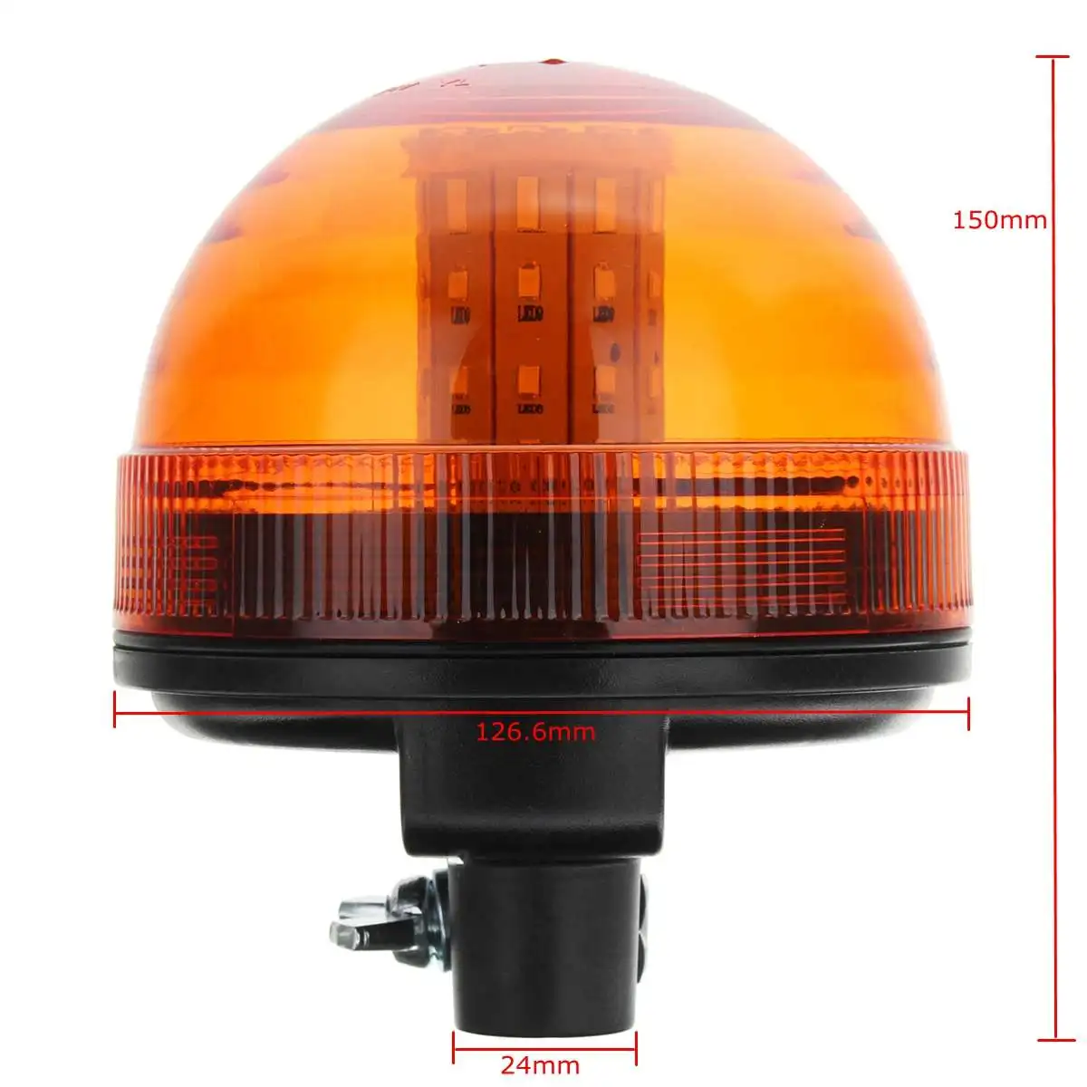 

1/2pcs 12V 24V 40 LED Car Truck Rotating Flashing Beacon Light Warning Light Emergency Lamps Signal For Tractor SUV Boat Trailer