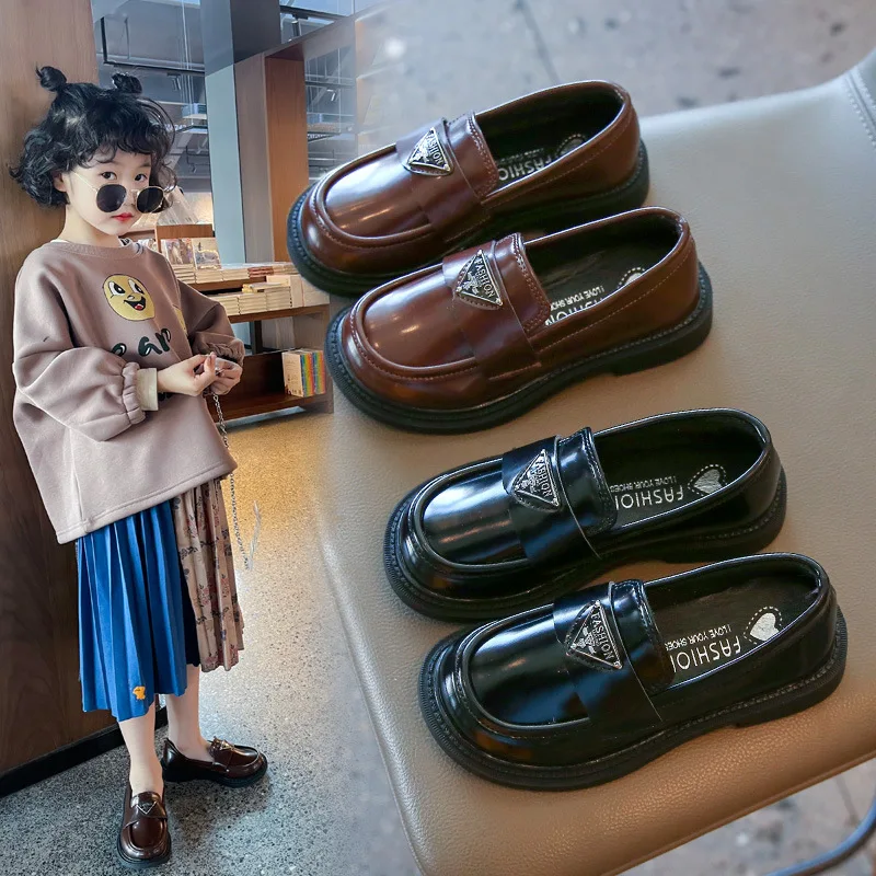 

Kids Shoes Girls Shoes PU Leather Girls Dress Shoes Kids British Style Girls Loafers Princess Shoes Flats Girls