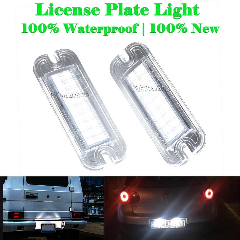 

Светодиодные огни для номерного знака Mercedes-Benz G-Class W463 G500 G550 G55 G63 G65 AMG A4638200356, 2 шт.