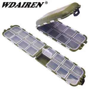 Коробка для рыболовных снастей, 10 отделений, квадратный пластиковый держатель для рыболовных снастей, крючков, приманок, рыболовных аксессуаров