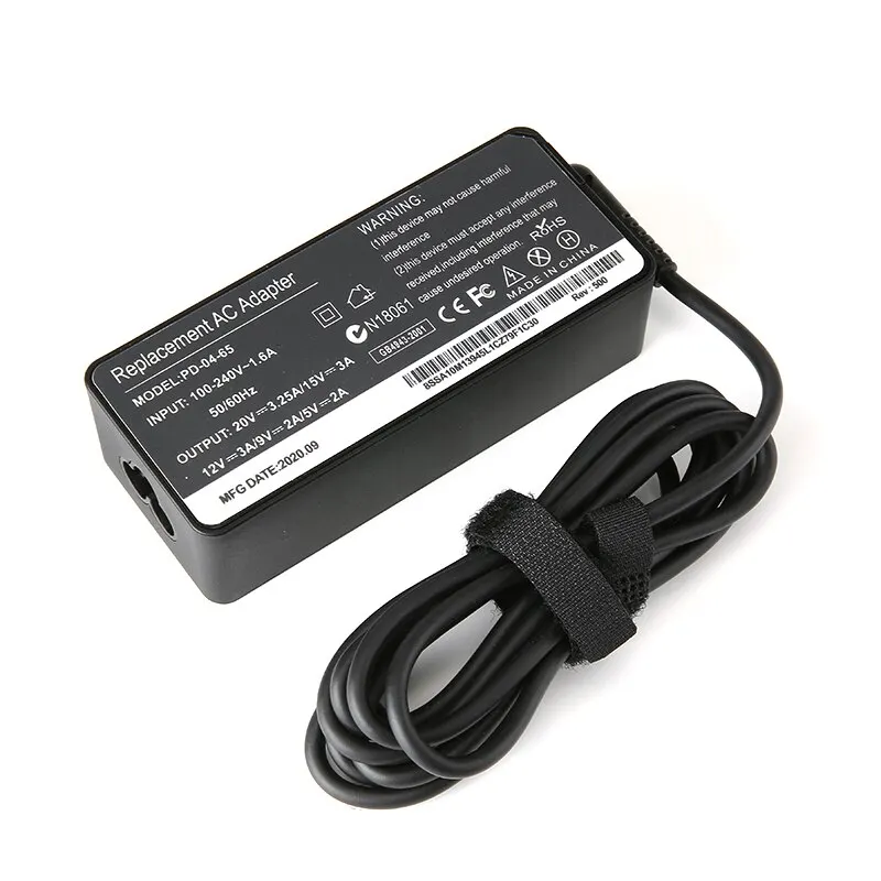 high quality laptop power supply adapter 20v 3 25a 65w type c notebook charger for lenovo thinkpad x1 tablet free global shipping