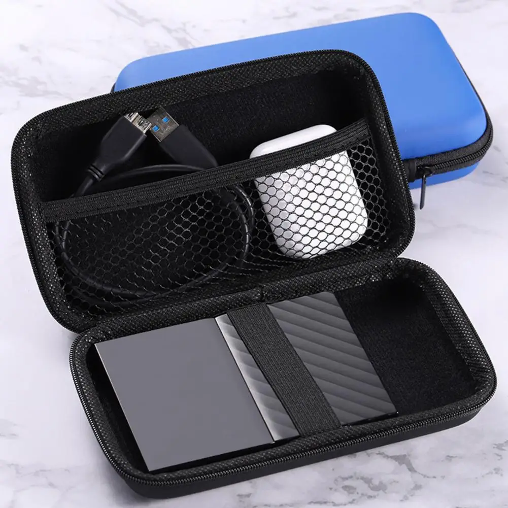 

Storage Bag Multi-purpose Universal Resilient External 2.5/3.5inches Hard Drive Carry Pouch External Hard Disk Case for Outdoor