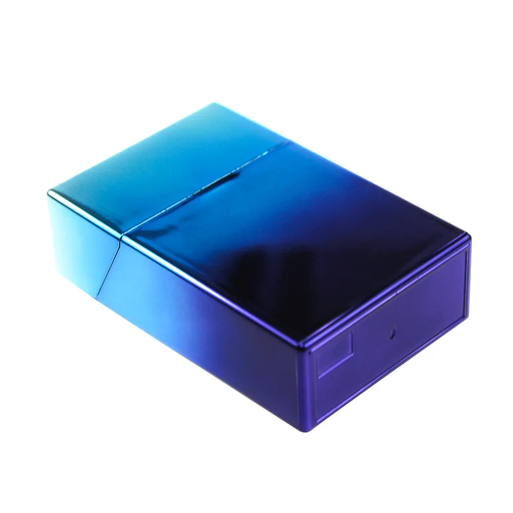 

Colorful Color Gradient Delicate Gift Cigarette Box Case ABS Acrylic Tobacco for Personal Cigarette Smoke Holder Storage Case