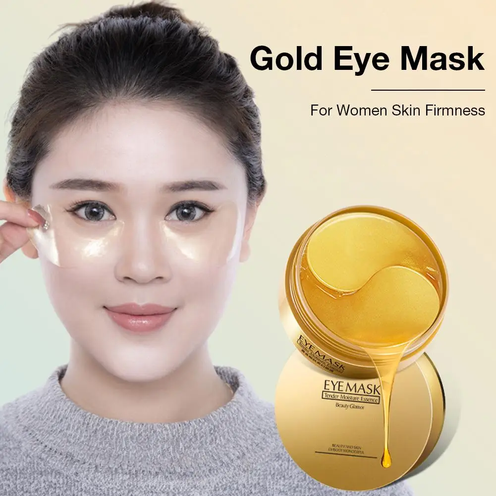 

60pcs Seaweed Eye Mask Gold Eye Mask Nourishing Moisturizing Hydration Eye Patches Dark Dircles Remove Wrinkle Eye Skin Care