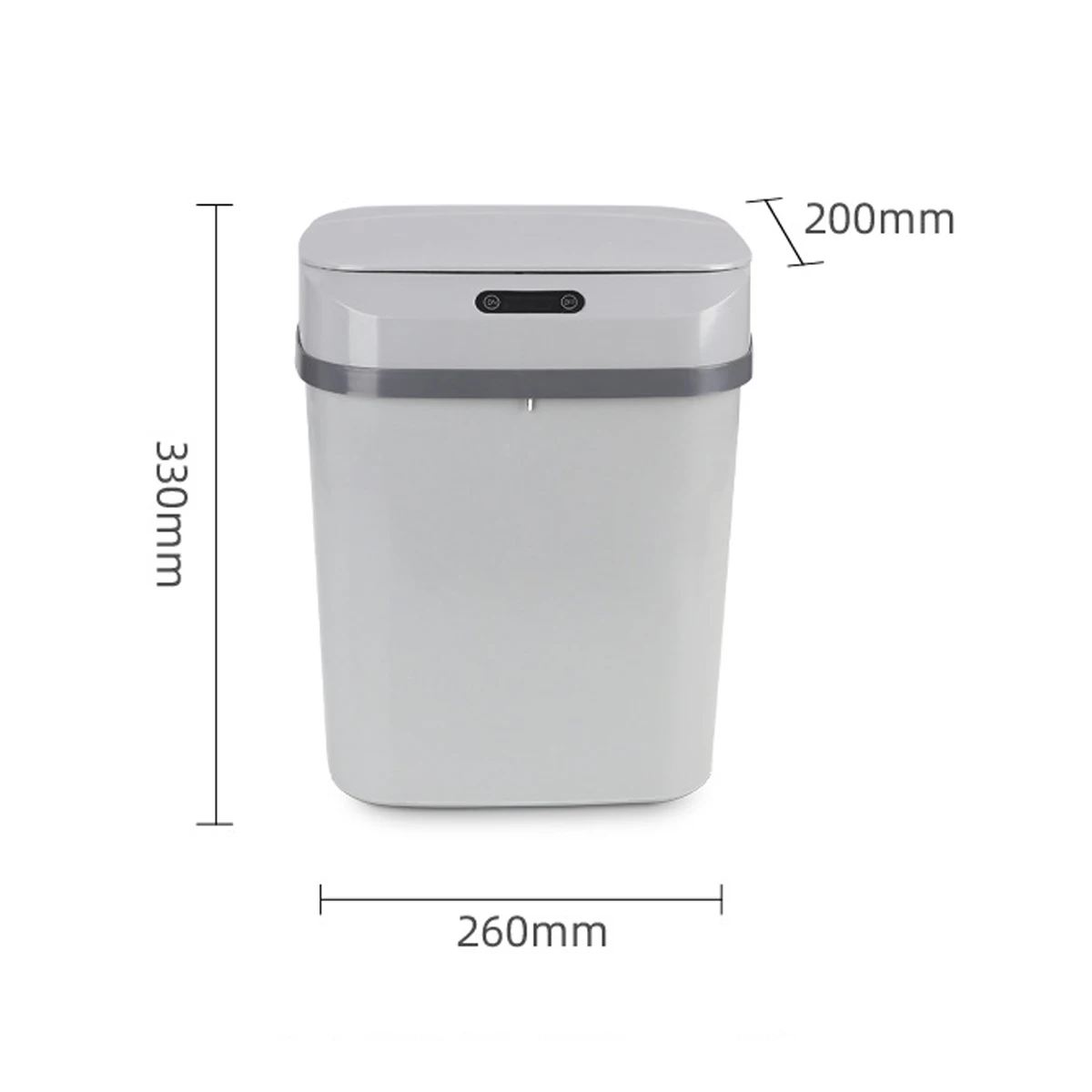 

12L Automatic Touchless Intelligent induction Motion Sensor Kitchen Trash Can Wide Opening Sensor Eco-friendly Waste Garbage Bin