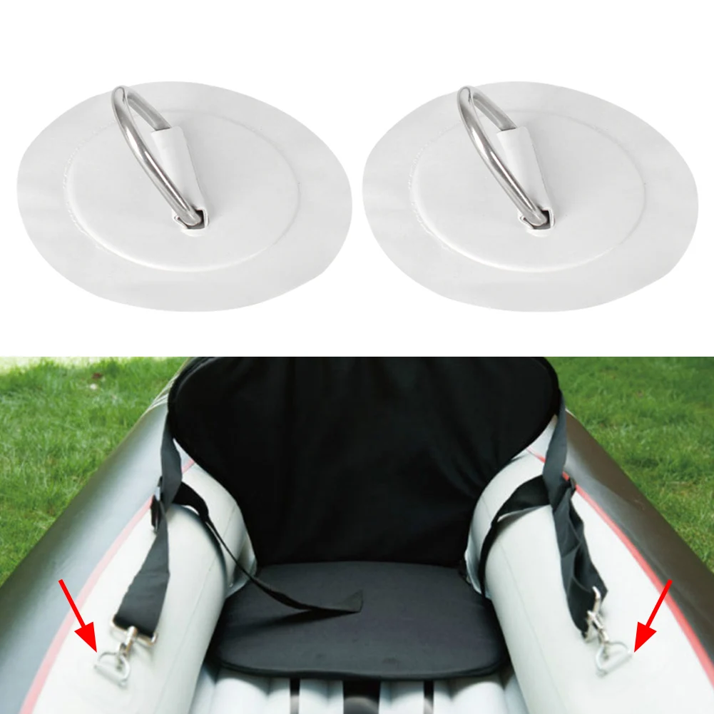 5 см круглый плот Dinghy аксессуары для каноэ Pad D-ring Patch надувная лодка из нержавеющей